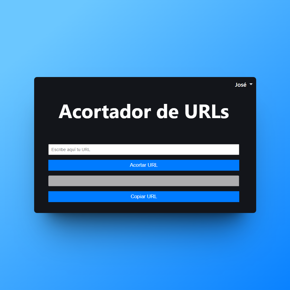 Imagen del projecto Acortador de URLs